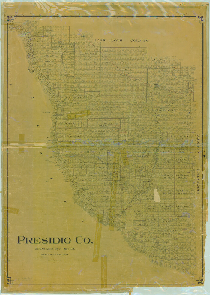 16791, Presidio Co., General Map Collection