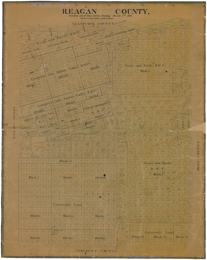 16794, Reagan County, General Map Collection