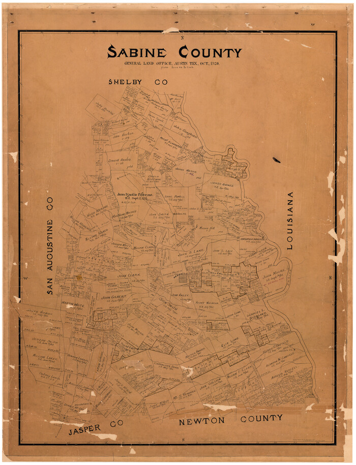 16805, Sabine County, General Map Collection