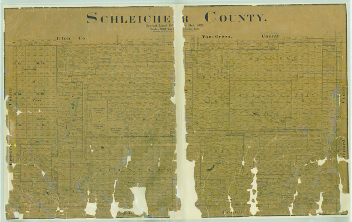 16811, Schleicher County, General Map Collection