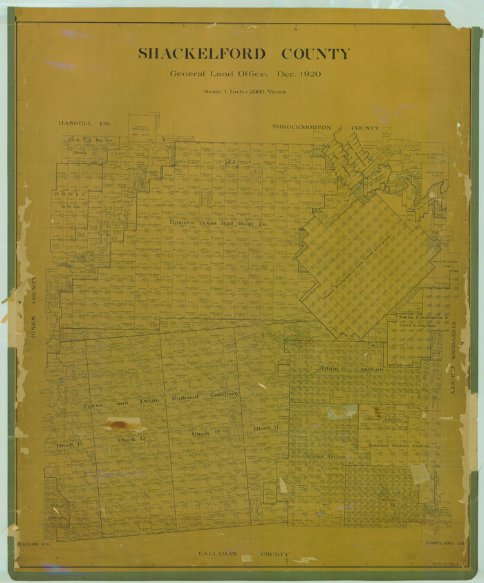 16813, Shackelford County, General Map Collection