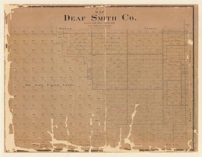 16821, Map of Deaf Smith Co., General Map Collection