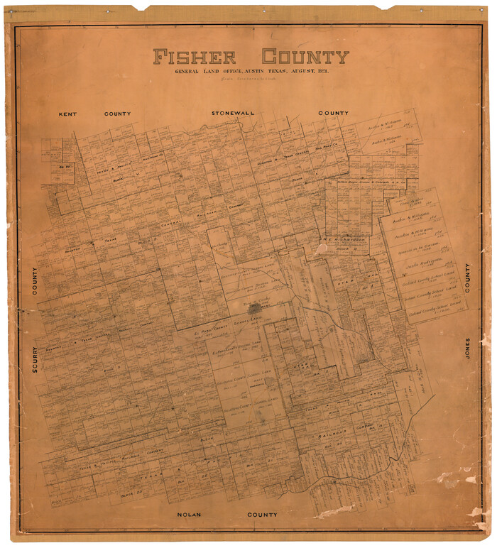 16829, Fisher County, General Map Collection