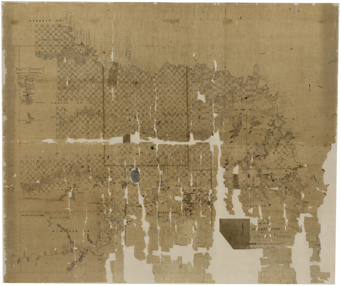 16830, Map of Surveys made in Fisher and Miller's Colony, General Map Collection
