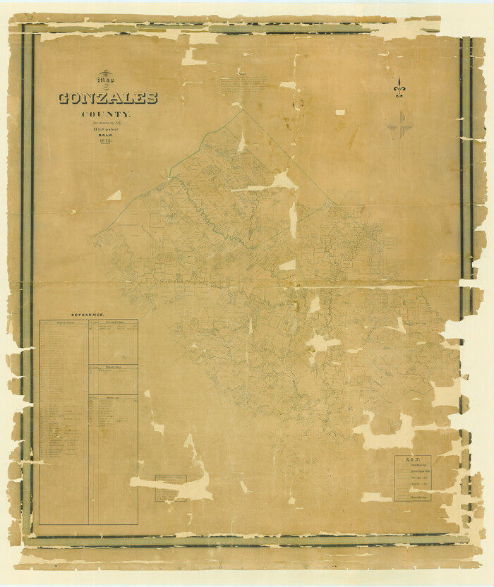 16839, Map of Gonzales County, General Map Collection