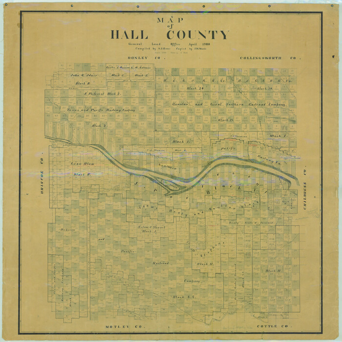 16842, Map of Hall County, General Map Collection