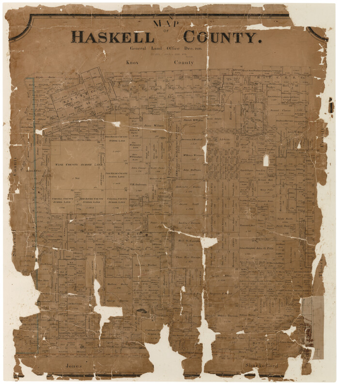 16847, Map of Haskell County, General Map Collection

