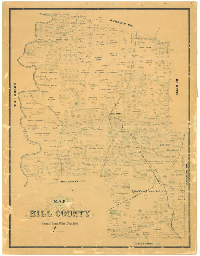 16851, Map of Hill County, General Map Collection