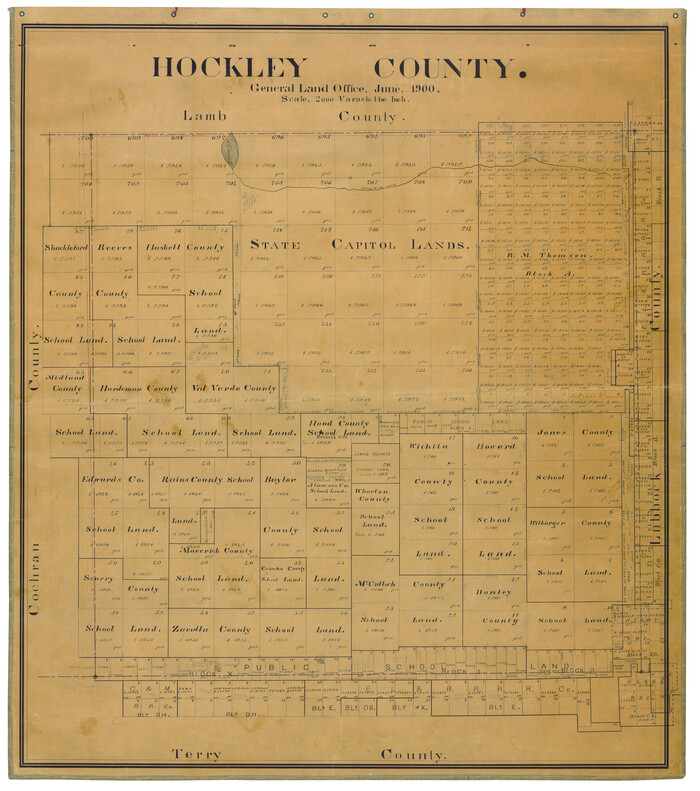 16852, Hockley County, General Map Collection