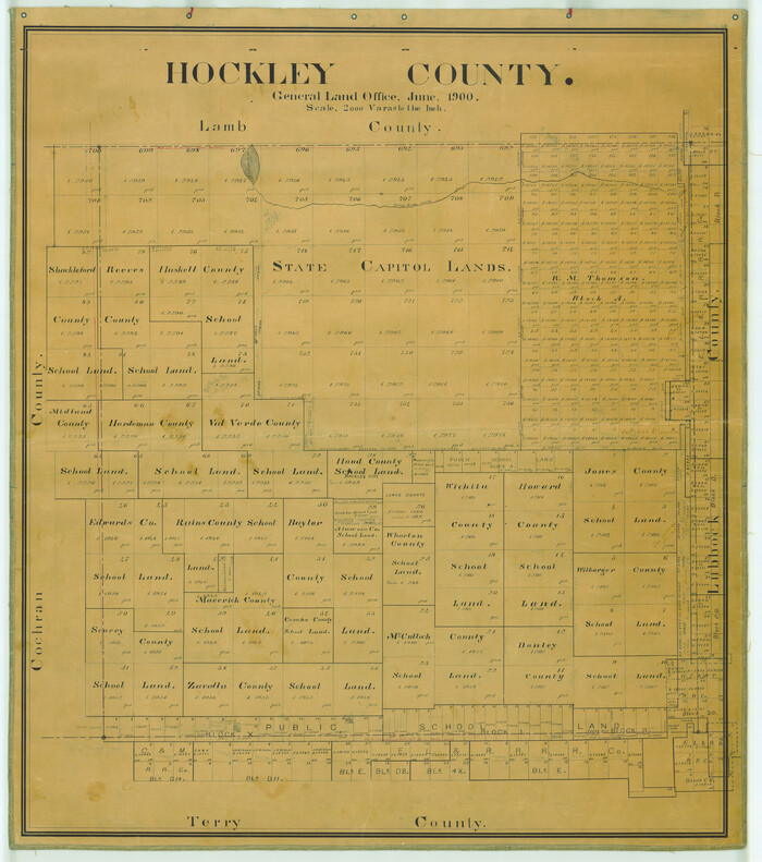 16852, Hockley County, General Map Collection