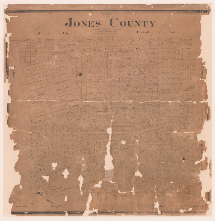 16862, Map of Jones County, General Map Collection