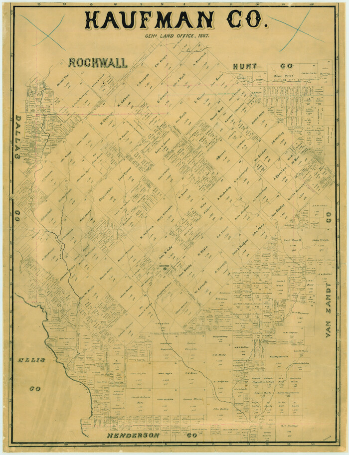 16863, Kaufman Co., General Map Collection