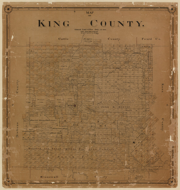 16867, Map of King County, General Map Collection