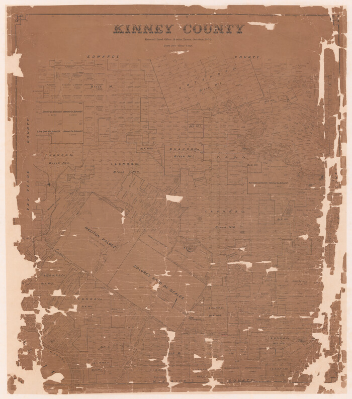 16868, Kinney County, General Map Collection