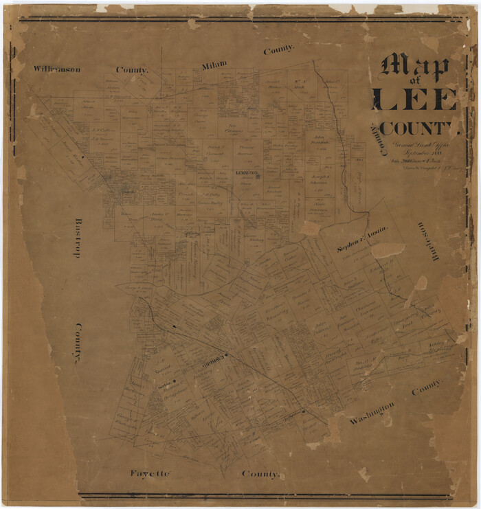 16876, Map of Lee County, General Map Collection