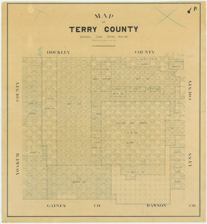 16892, Map of Terry County, General Map Collection