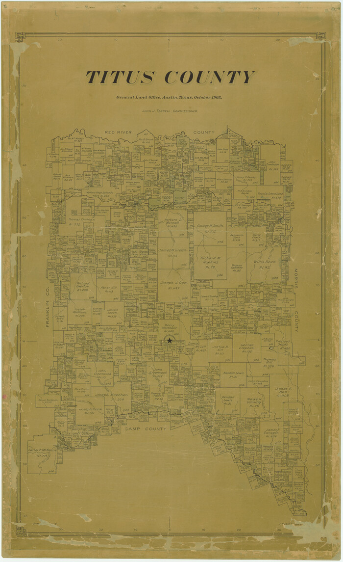 16896, Titus County, General Map Collection
