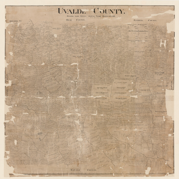 16910, Uvalde County, General Map Collection