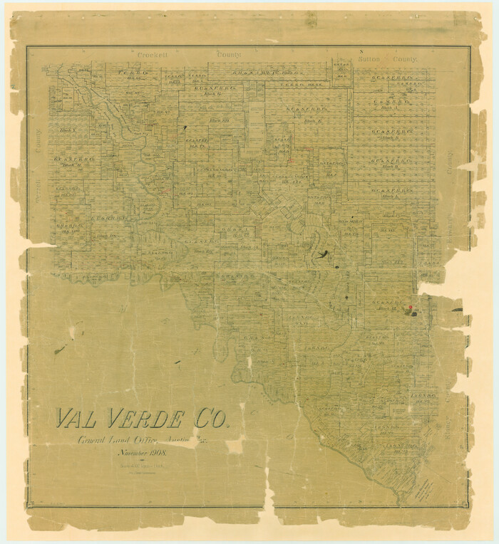 16912, Val Verde Co., General Map Collection