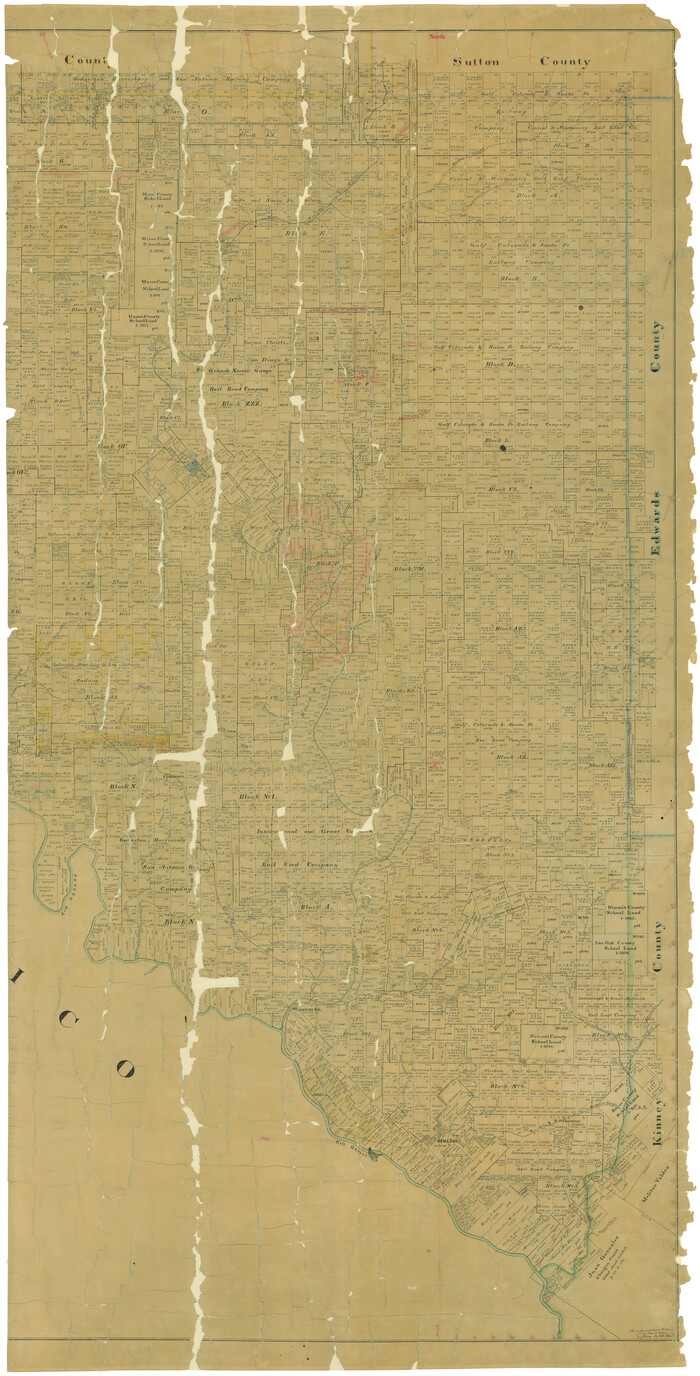 16913, Map of Val Verde County, General Map Collection