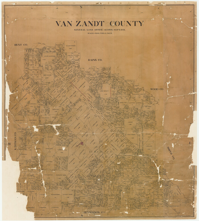 16914, Van Zandt County, General Map Collection