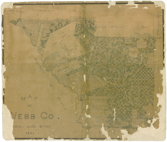 16919, Map of Webb Co., General Map Collection
