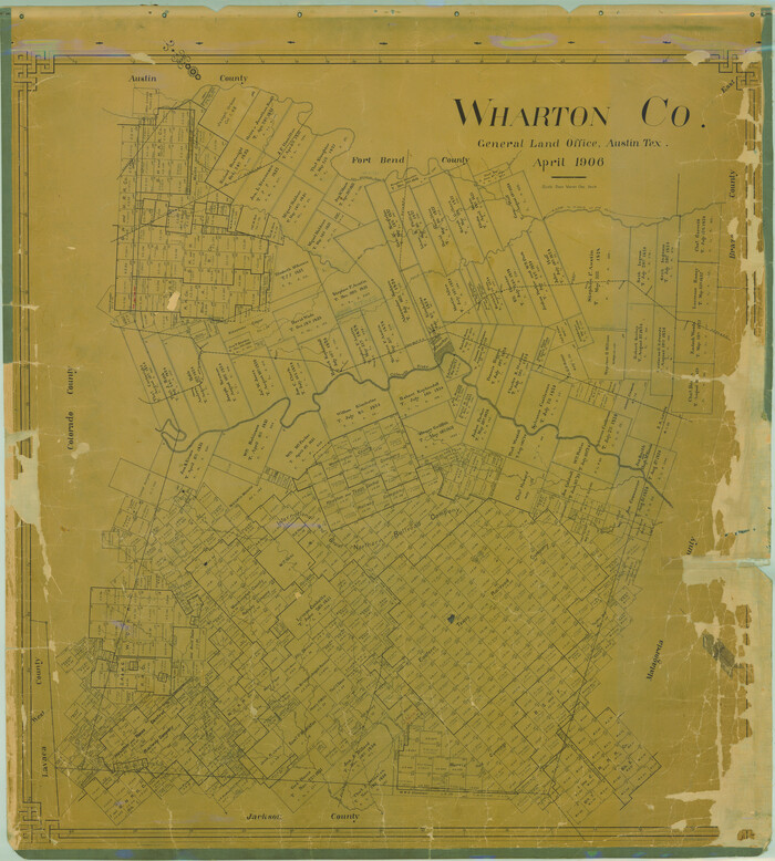 16922, Wharton Co., General Map Collection