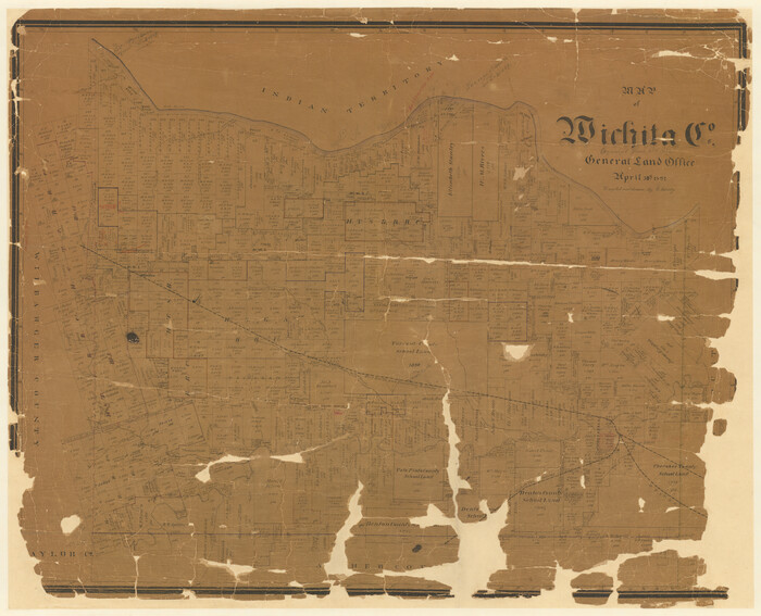 16925, Map of Wichita Co., General Map Collection
