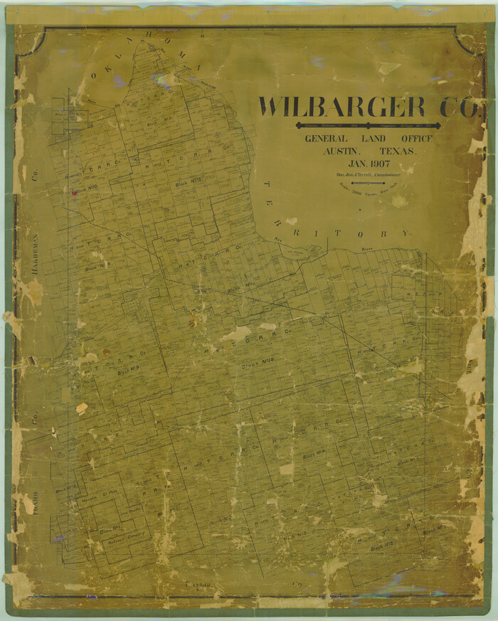 16927, Wilbarger Co., General Map Collection