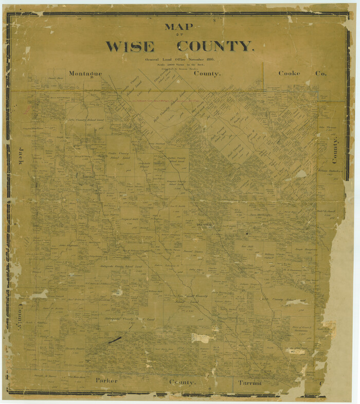 16932, Map of Wise County, General Map Collection