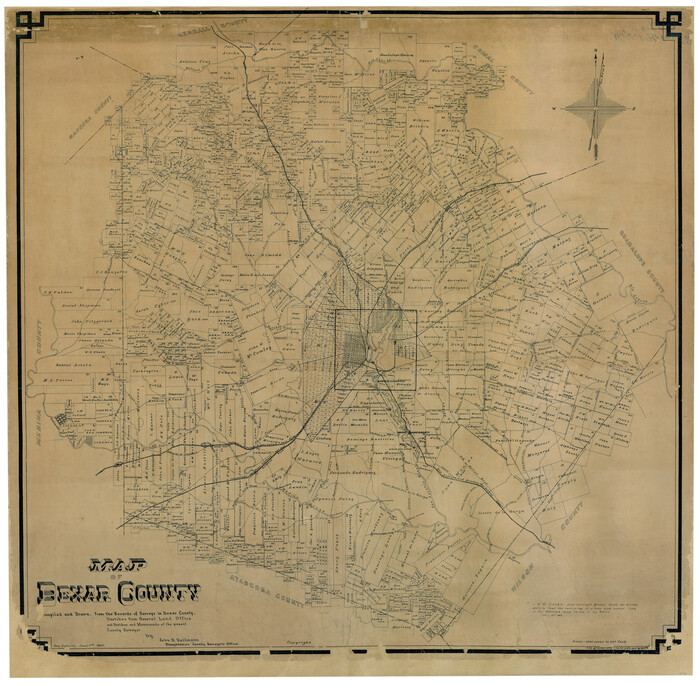 16942, Map of Bexar County, General Map Collection
