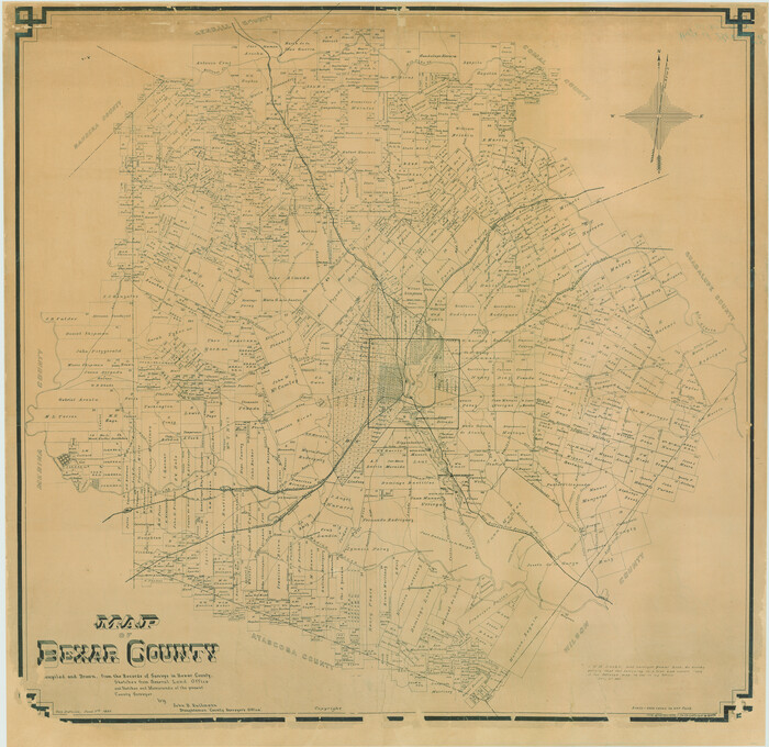 16942, Map of Bexar County, General Map Collection