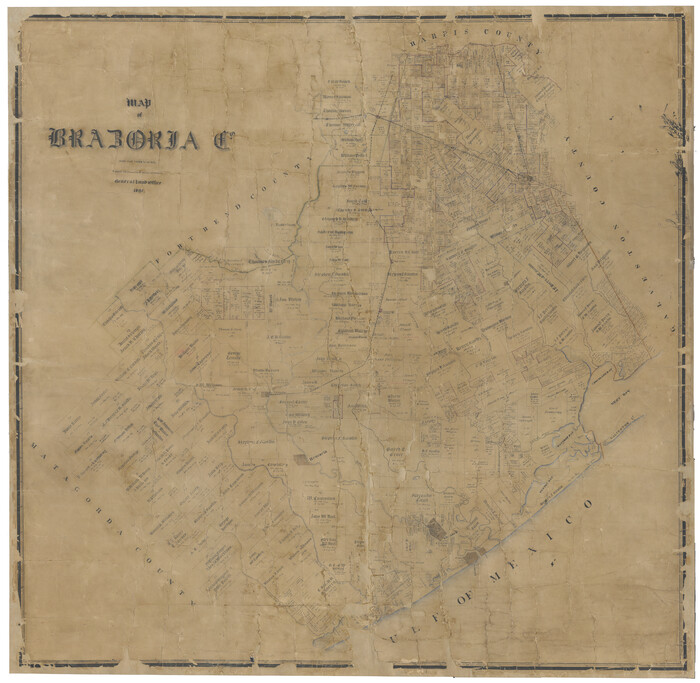 16945, Map of Brazoria County, General Map Collection