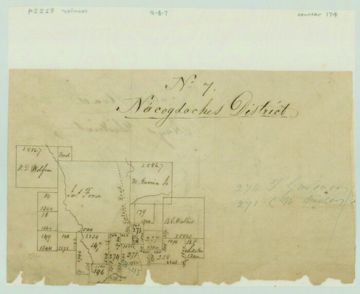 174, Salina Road, Hays' District, Nacogdoches County, General Map Collection