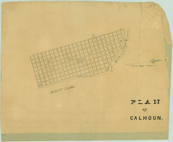 176, Plan of Calhoun, General Map Collection