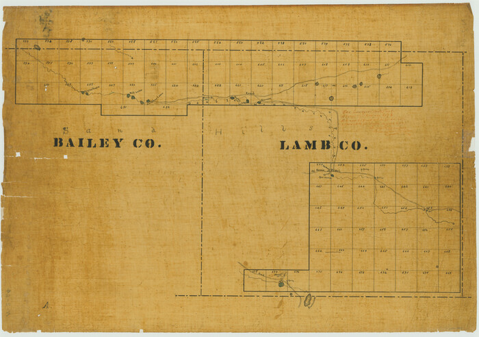 1764, [Capitol League Sketch in Bailey & Lamb Counties, Texas], General Map Collection