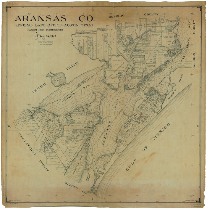 1771, Aransas Co., General Map Collection