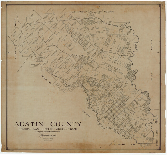 1775, Austin County, General Map Collection