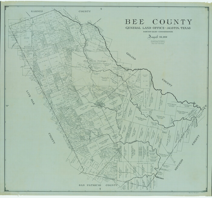 1779, Bee County, General Map Collection