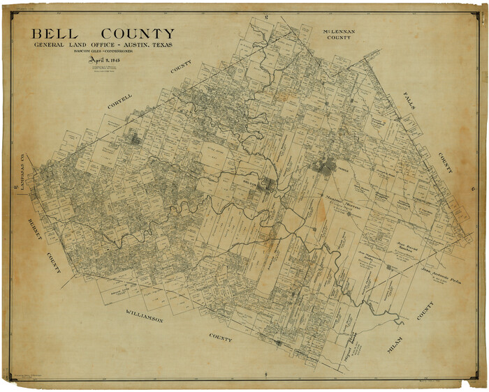 1780, Bell County, General Map Collection
