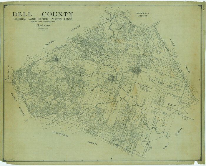 1780, Bell County, General Map Collection