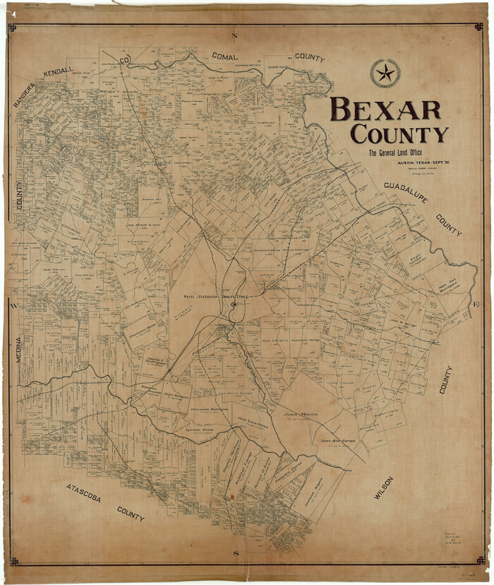 1781, Bexar County, General Map Collection