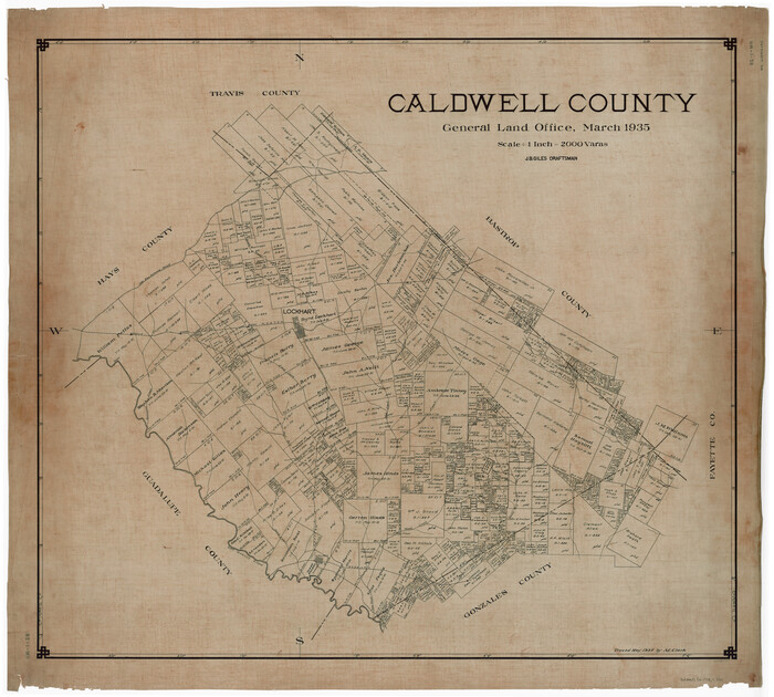 1791, Caldwell County, General Map Collection
