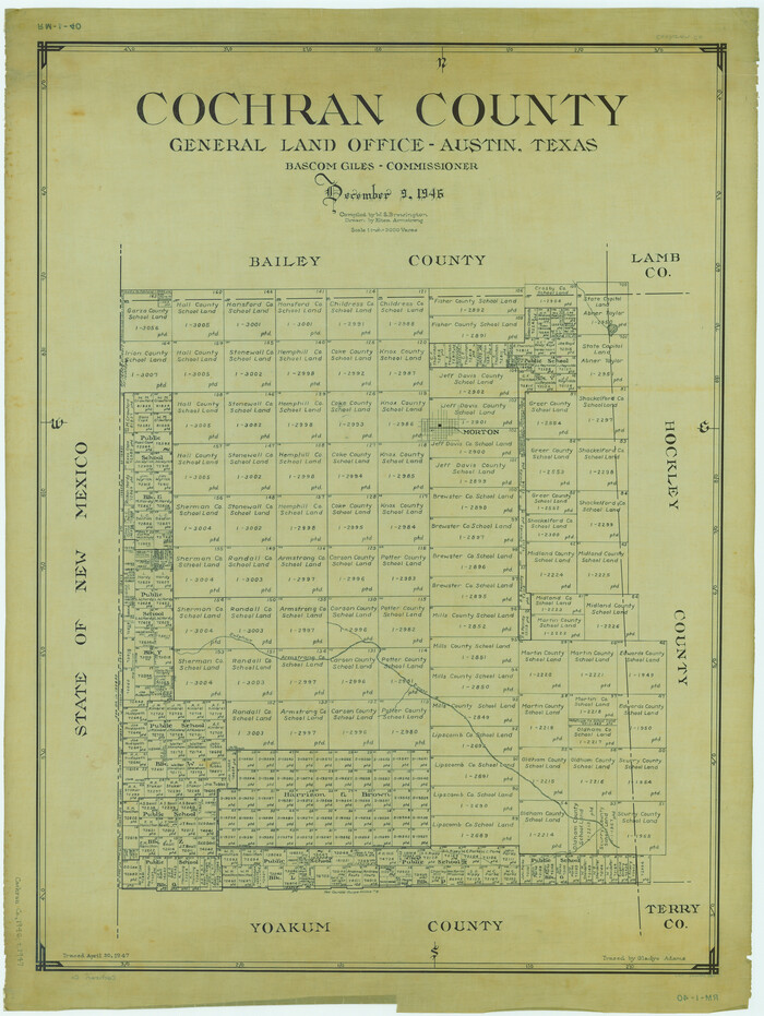 1801, Cochran County, General Map Collection