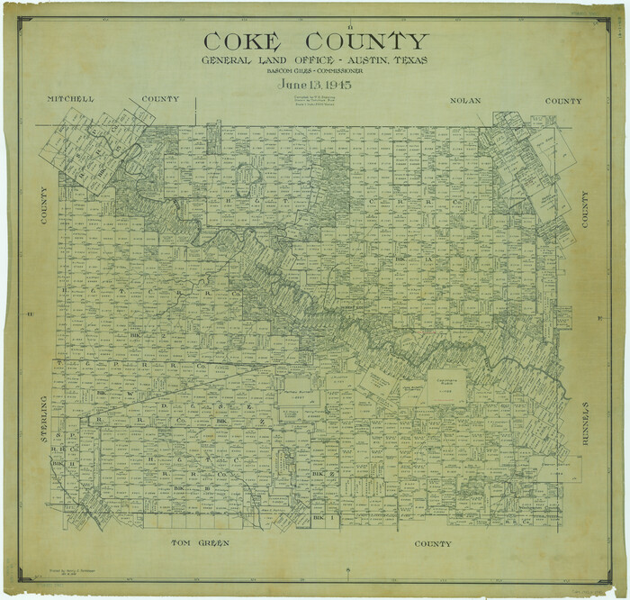 1802, Coke County, General Map Collection
