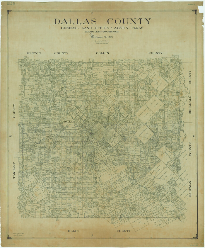 1815, Dallas County, General Map Collection
