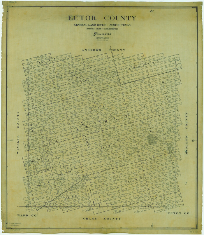 1820, Ector County, General Map Collection