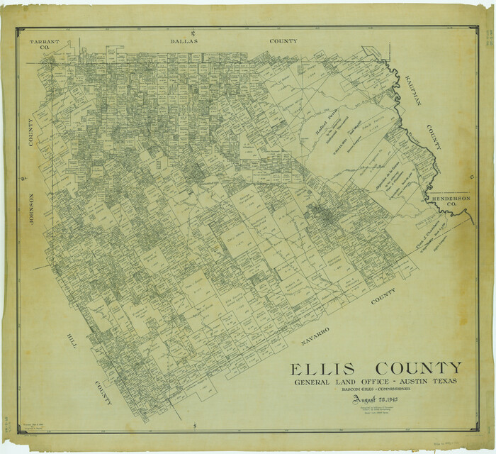 1822, Ellis County, General Map Collection