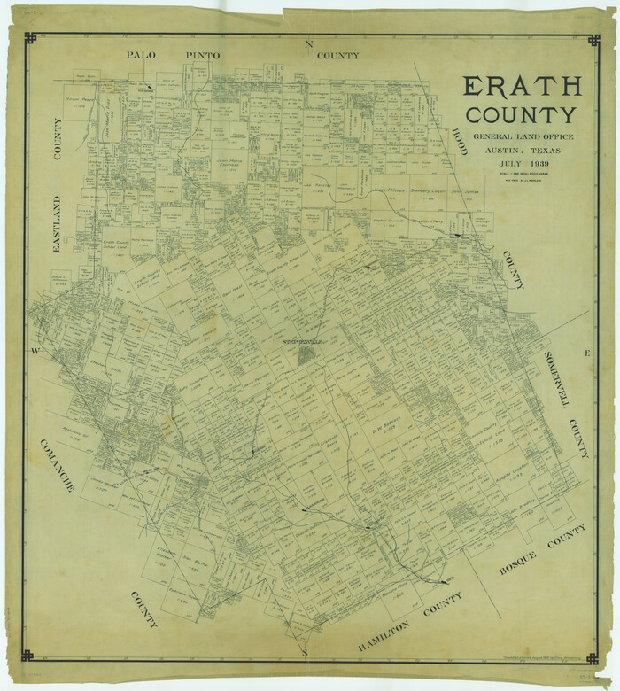 1823, Erath County, General Map Collection