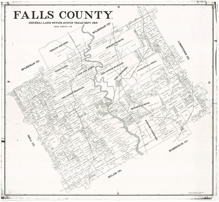 1824, Falls County, General Map Collection